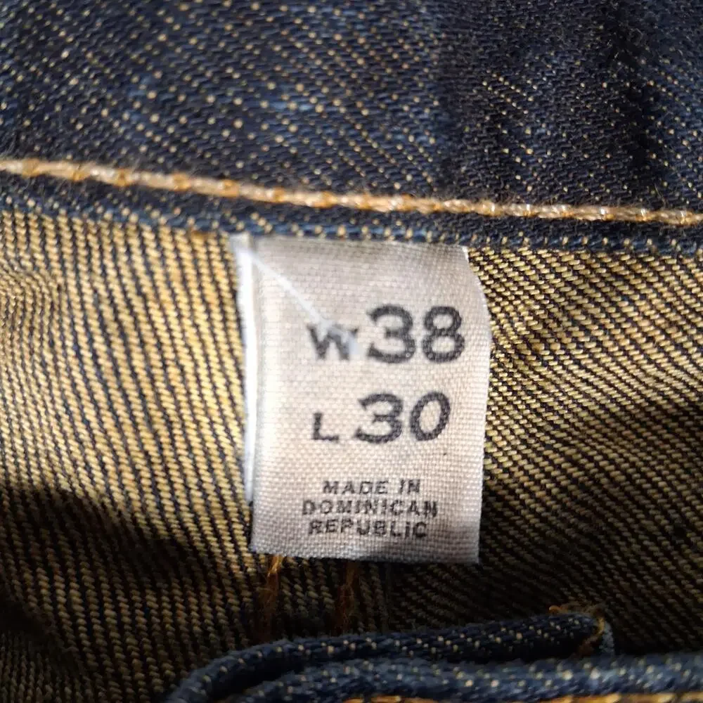 Banana Republic Relaxed Fit Jeans Mens 38x30 Blue Denim Straight Leg Dark Wash